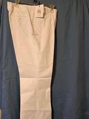 Calvin Klein Bright White Straight Leg Pants